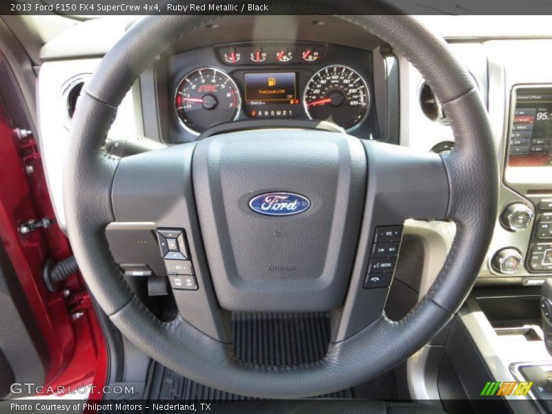 Ruby Red Metallic / Black 2013 Ford F150 FX4 SuperCrew 4x4