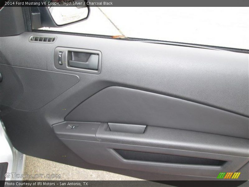 Ingot Silver / Charcoal Black 2014 Ford Mustang V6 Coupe