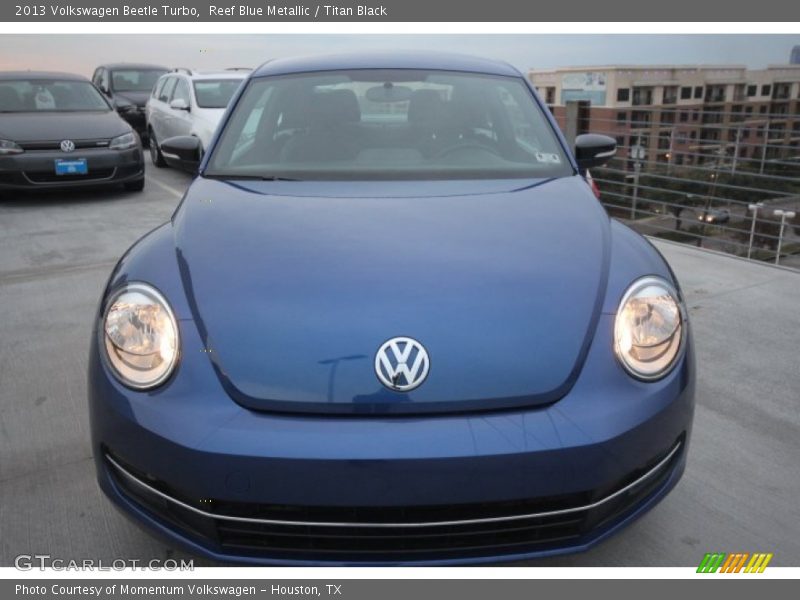 Reef Blue Metallic / Titan Black 2013 Volkswagen Beetle Turbo