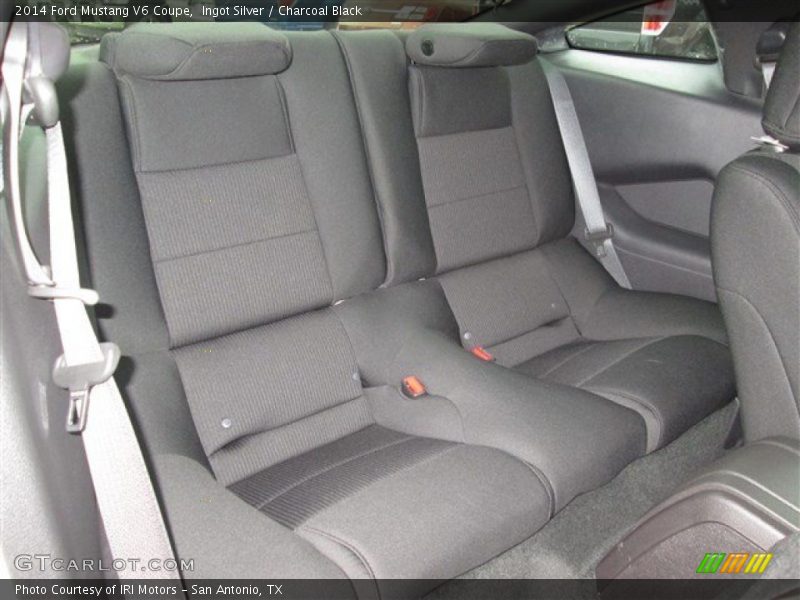 Ingot Silver / Charcoal Black 2014 Ford Mustang V6 Coupe