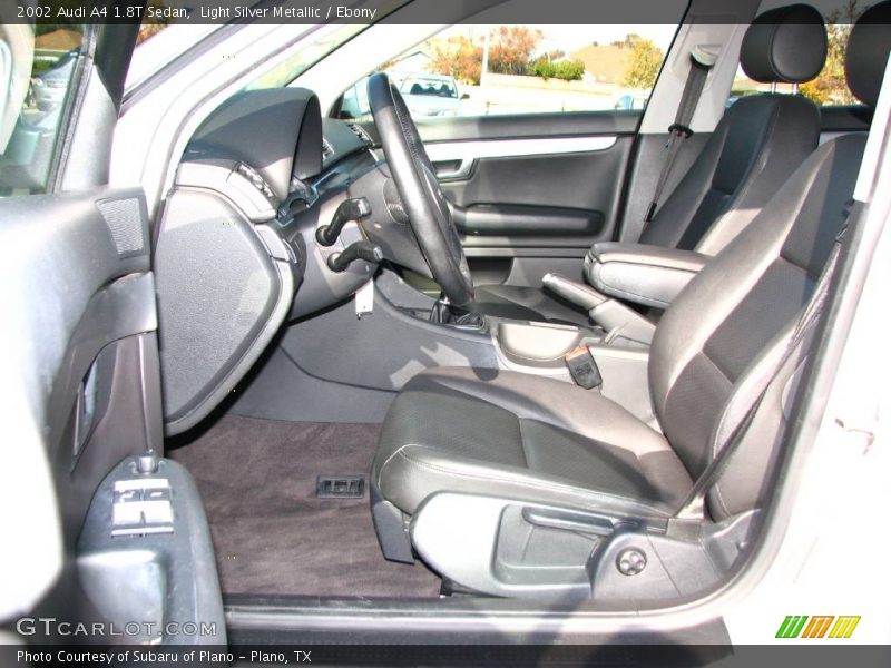 Light Silver Metallic / Ebony 2002 Audi A4 1.8T Sedan