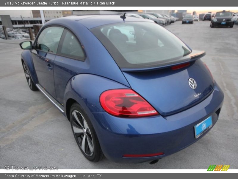 Reef Blue Metallic / Titan Black 2013 Volkswagen Beetle Turbo