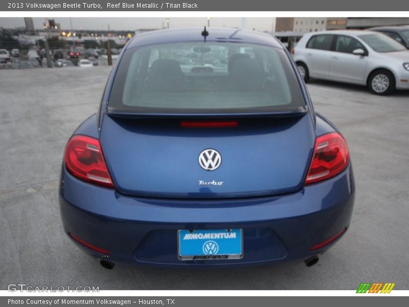 Reef Blue Metallic / Titan Black 2013 Volkswagen Beetle Turbo