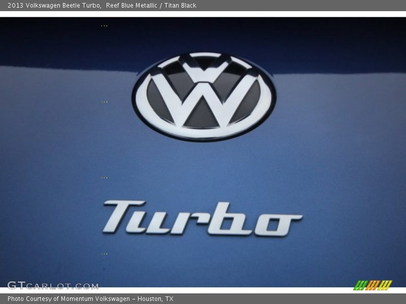 Reef Blue Metallic / Titan Black 2013 Volkswagen Beetle Turbo