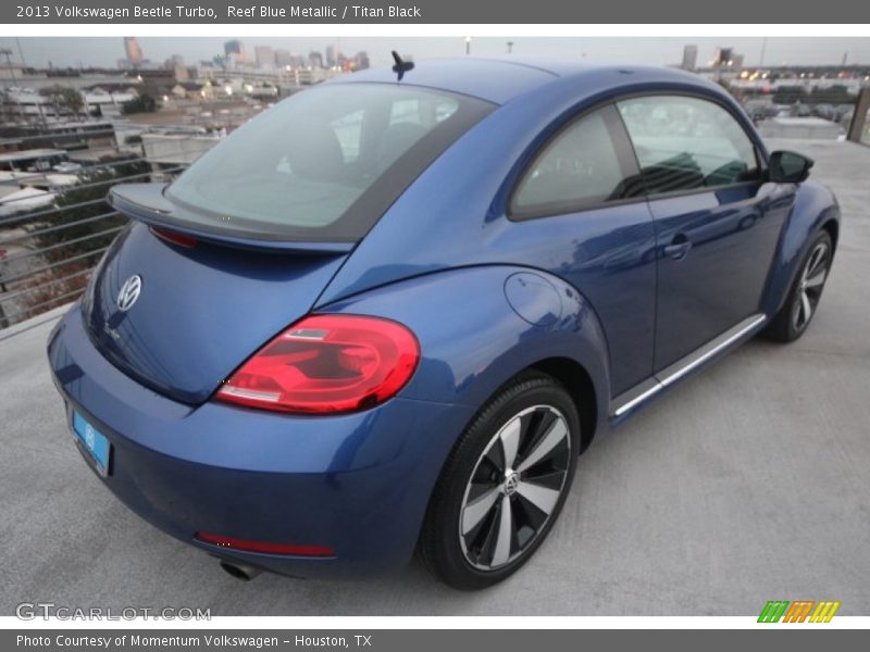 Reef Blue Metallic / Titan Black 2013 Volkswagen Beetle Turbo
