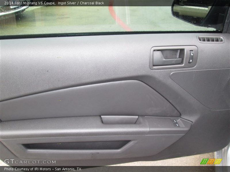 Ingot Silver / Charcoal Black 2014 Ford Mustang V6 Coupe