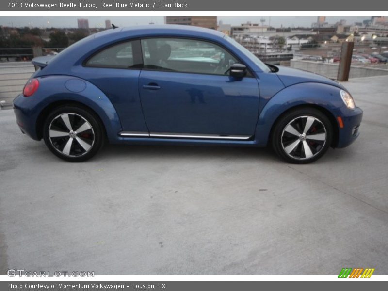 Reef Blue Metallic / Titan Black 2013 Volkswagen Beetle Turbo