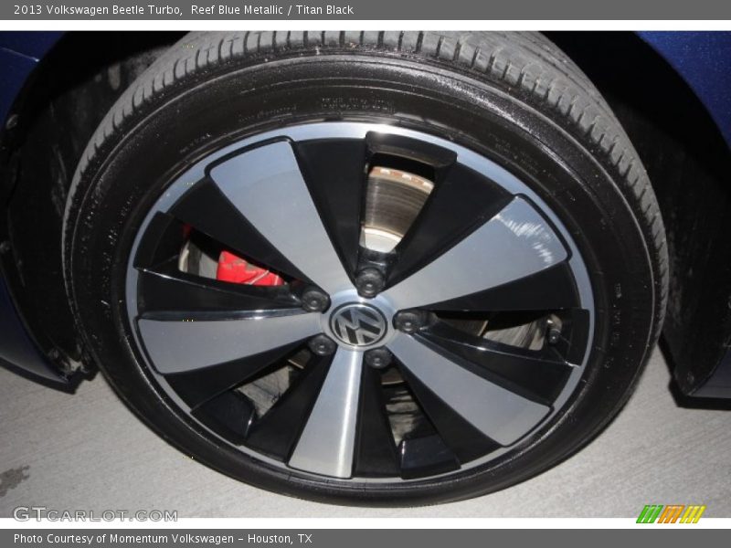 Reef Blue Metallic / Titan Black 2013 Volkswagen Beetle Turbo