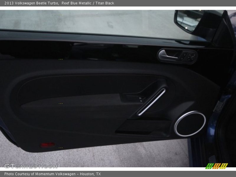 Reef Blue Metallic / Titan Black 2013 Volkswagen Beetle Turbo