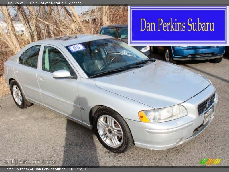 Silver Metallic / Graphite 2005 Volvo S60 2.4