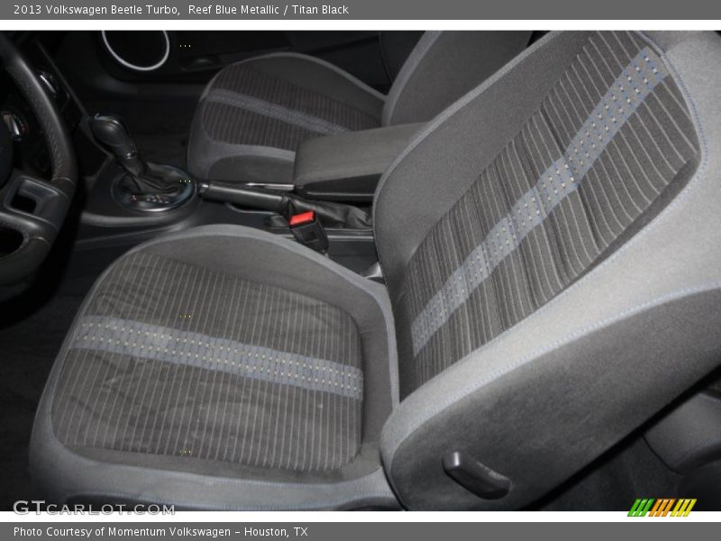 Reef Blue Metallic / Titan Black 2013 Volkswagen Beetle Turbo