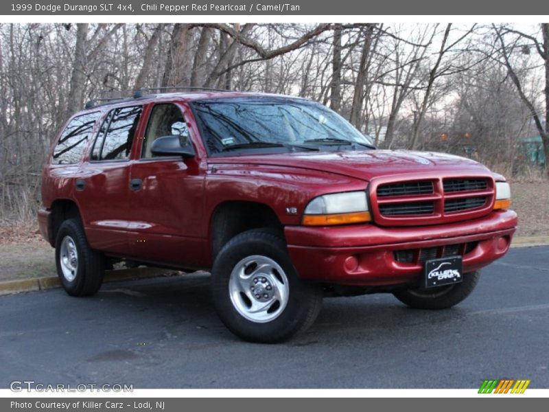 Chili Pepper Red Pearlcoat / Camel/Tan 1999 Dodge Durango SLT 4x4