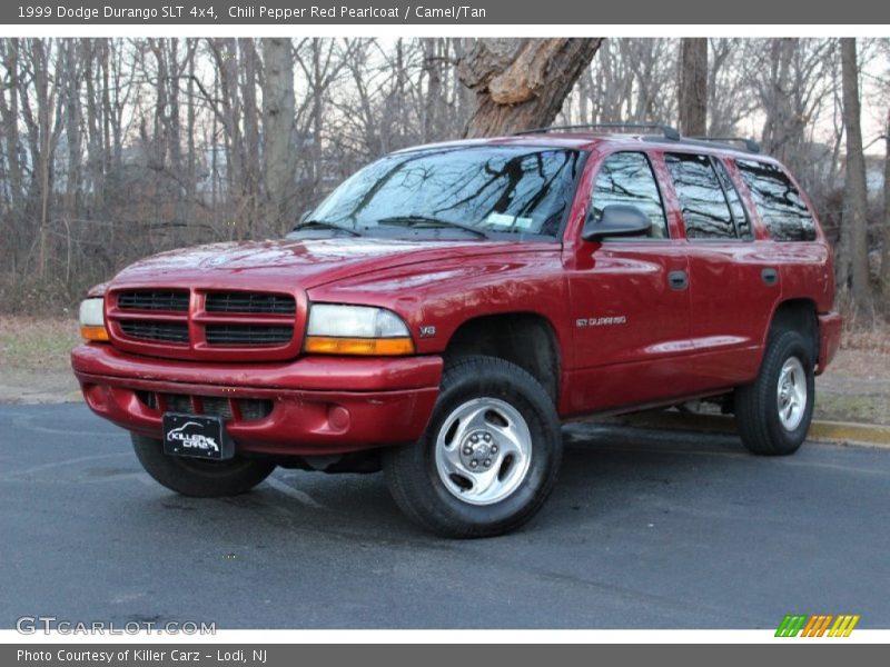 Chili Pepper Red Pearlcoat / Camel/Tan 1999 Dodge Durango SLT 4x4