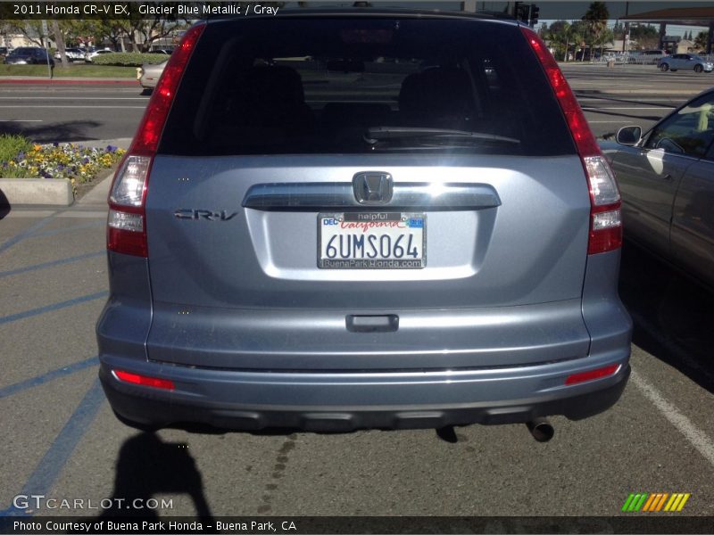 Glacier Blue Metallic / Gray 2011 Honda CR-V EX