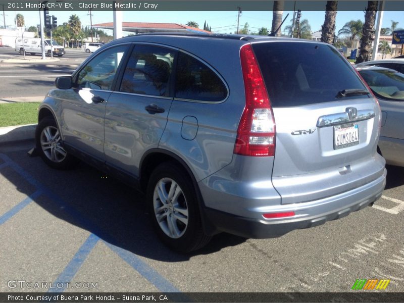 Glacier Blue Metallic / Gray 2011 Honda CR-V EX