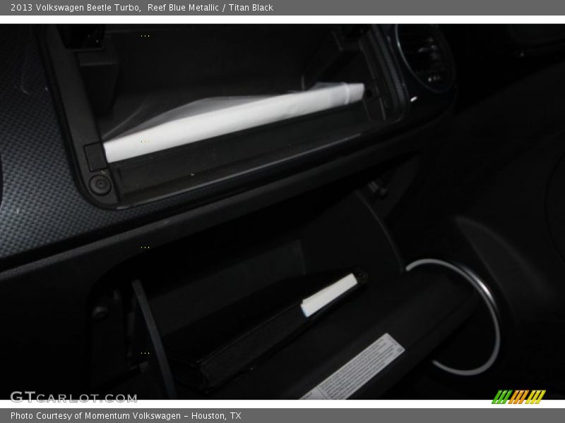 Reef Blue Metallic / Titan Black 2013 Volkswagen Beetle Turbo