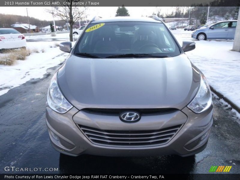 Chai Bronze / Taupe 2013 Hyundai Tucson GLS AWD