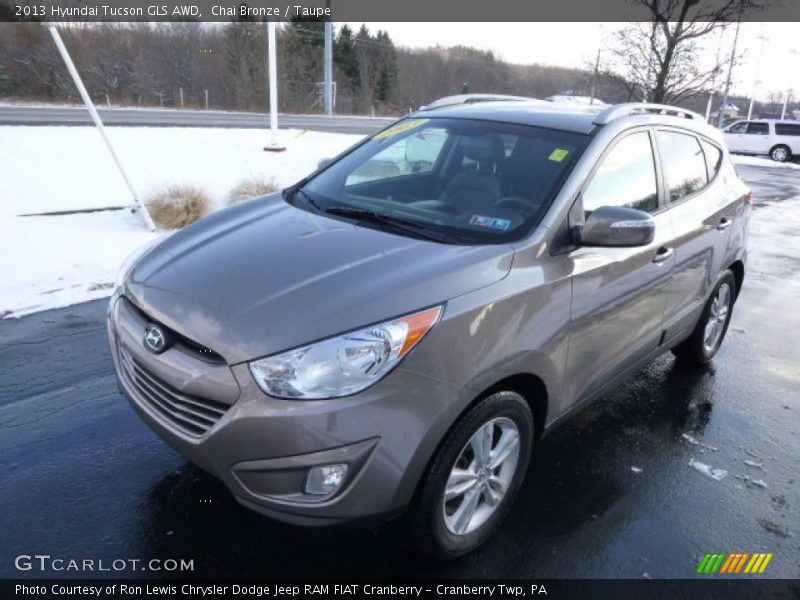 Chai Bronze / Taupe 2013 Hyundai Tucson GLS AWD