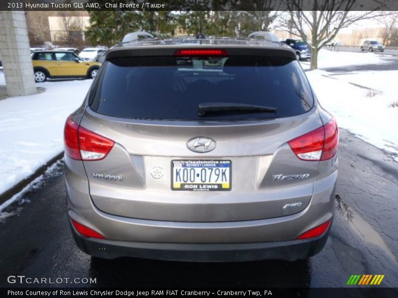 Chai Bronze / Taupe 2013 Hyundai Tucson GLS AWD