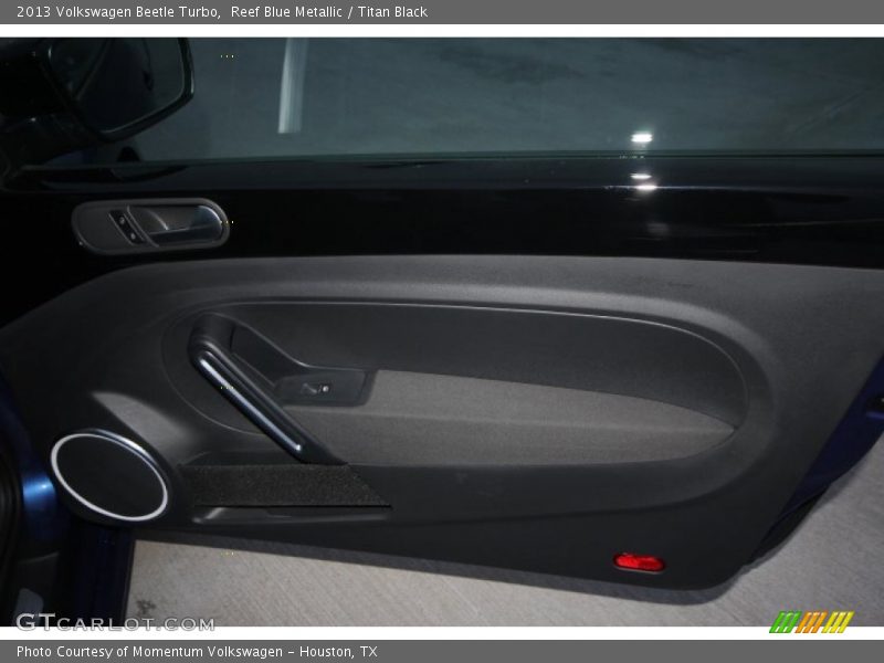 Reef Blue Metallic / Titan Black 2013 Volkswagen Beetle Turbo