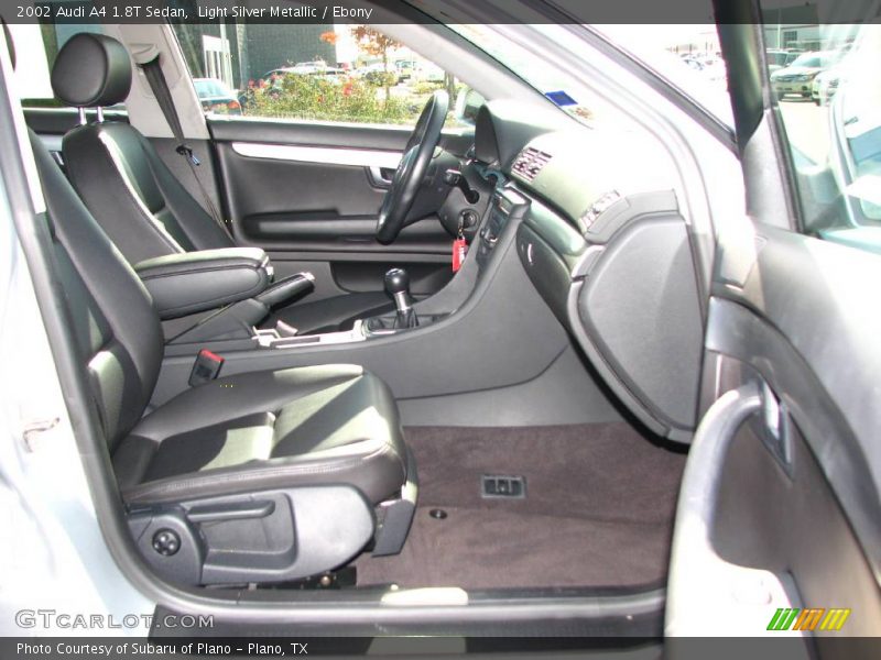 Light Silver Metallic / Ebony 2002 Audi A4 1.8T Sedan