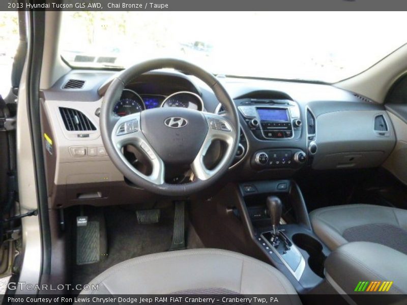 Chai Bronze / Taupe 2013 Hyundai Tucson GLS AWD