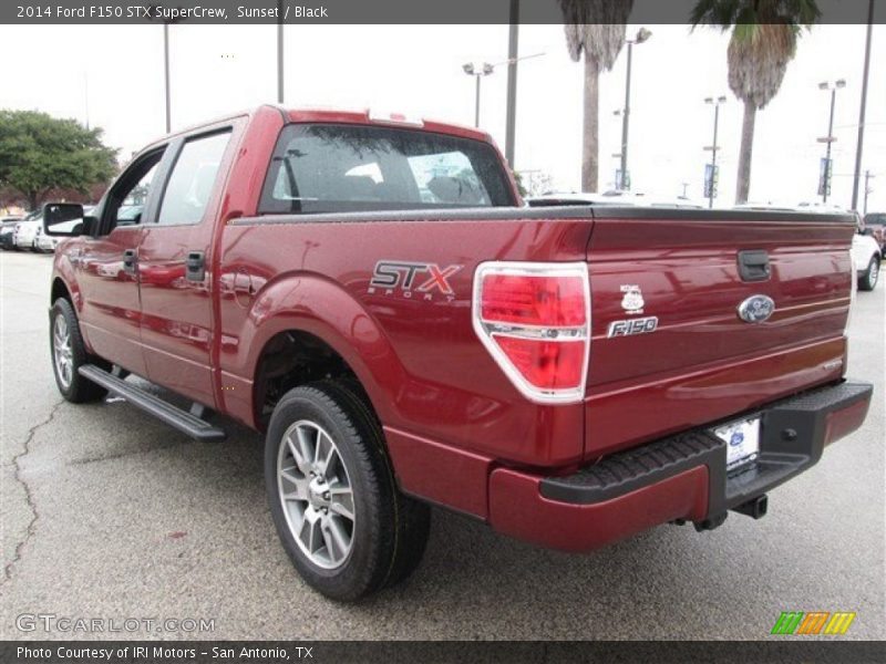 Sunset / Black 2014 Ford F150 STX SuperCrew