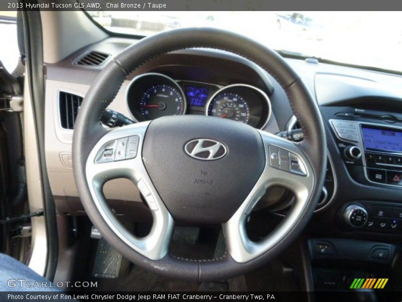 Chai Bronze / Taupe 2013 Hyundai Tucson GLS AWD