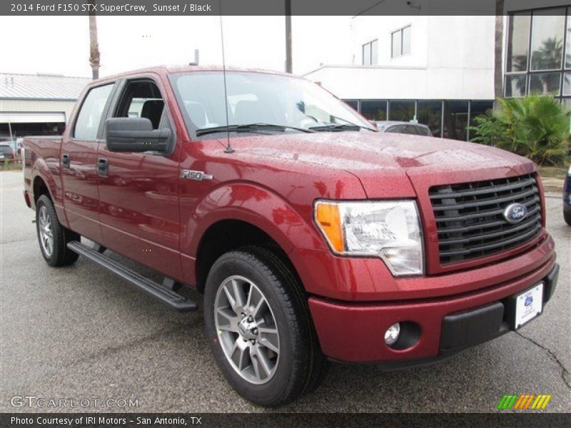 Sunset / Black 2014 Ford F150 STX SuperCrew