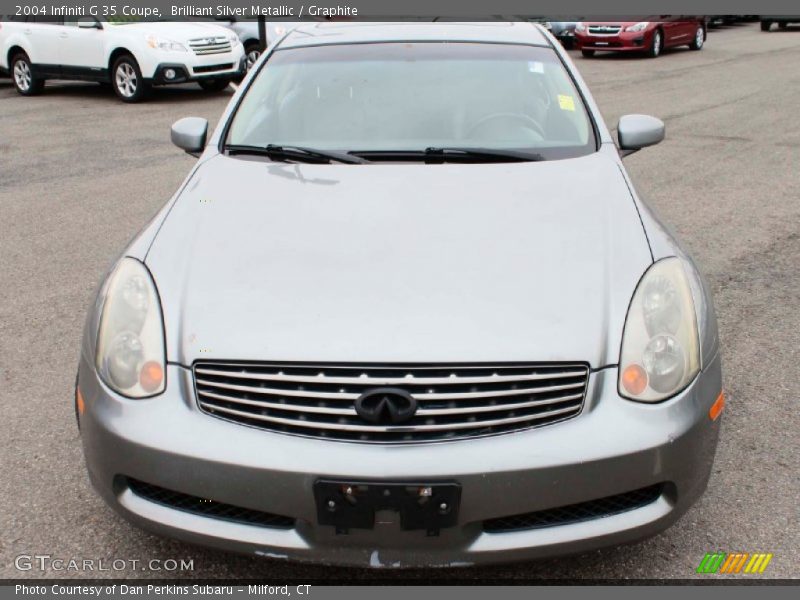 Brilliant Silver Metallic / Graphite 2004 Infiniti G 35 Coupe