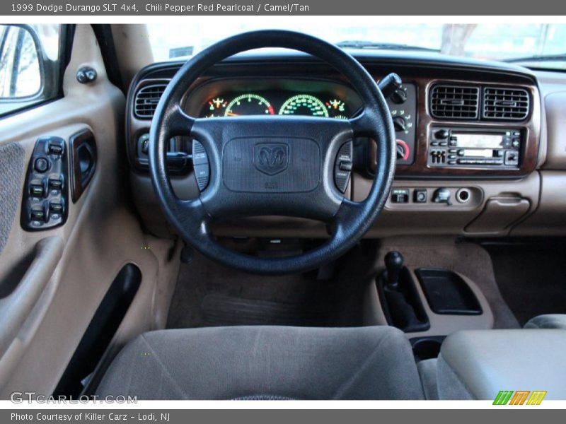 Chili Pepper Red Pearlcoat / Camel/Tan 1999 Dodge Durango SLT 4x4