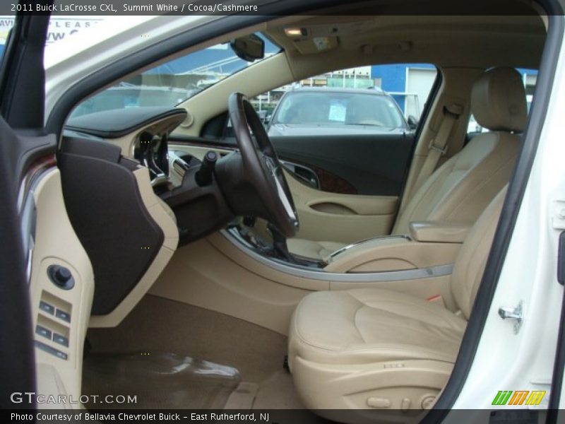 Summit White / Cocoa/Cashmere 2011 Buick LaCrosse CXL