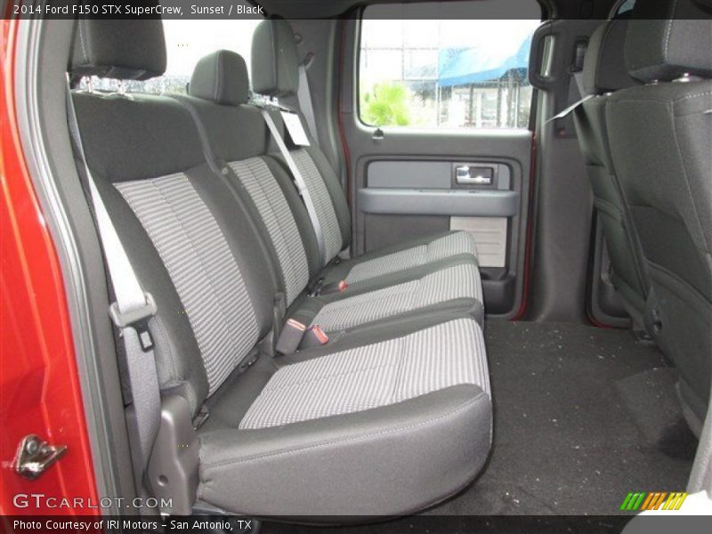 Rear Seat of 2014 F150 STX SuperCrew