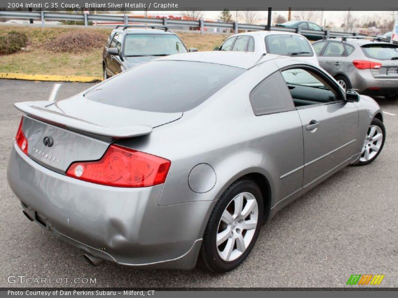 Brilliant Silver Metallic / Graphite 2004 Infiniti G 35 Coupe