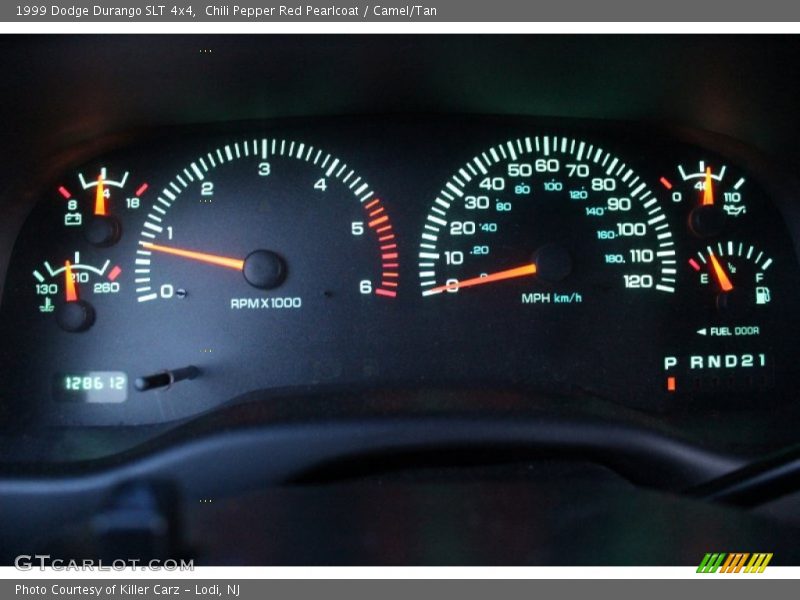 Chili Pepper Red Pearlcoat / Camel/Tan 1999 Dodge Durango SLT 4x4