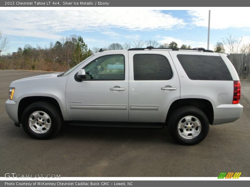 Silver Ice Metallic / Ebony 2013 Chevrolet Tahoe LT 4x4