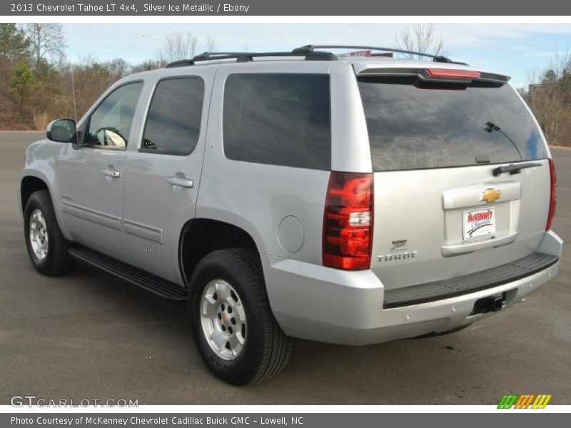 Silver Ice Metallic / Ebony 2013 Chevrolet Tahoe LT 4x4