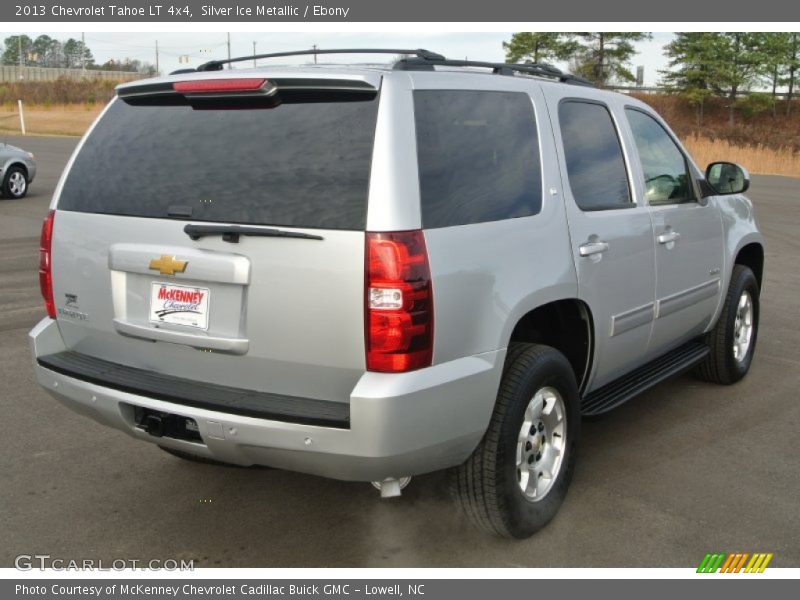 Silver Ice Metallic / Ebony 2013 Chevrolet Tahoe LT 4x4