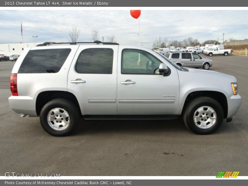 Silver Ice Metallic / Ebony 2013 Chevrolet Tahoe LT 4x4