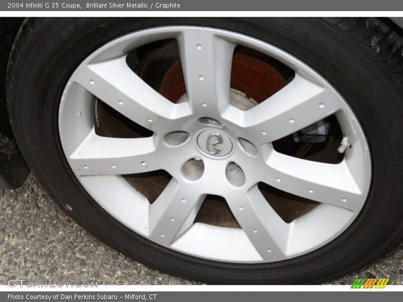 Brilliant Silver Metallic / Graphite 2004 Infiniti G 35 Coupe