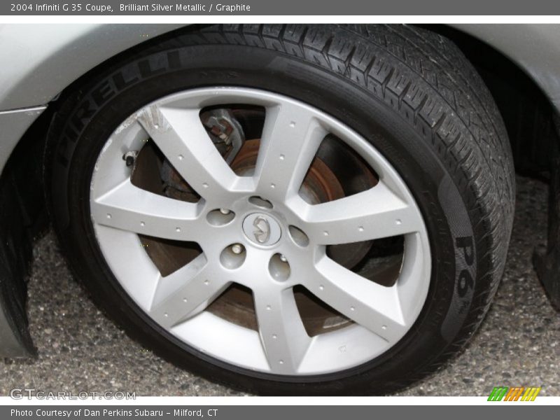 Brilliant Silver Metallic / Graphite 2004 Infiniti G 35 Coupe