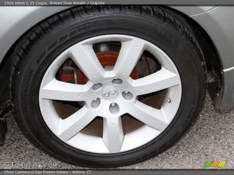 Brilliant Silver Metallic / Graphite 2004 Infiniti G 35 Coupe