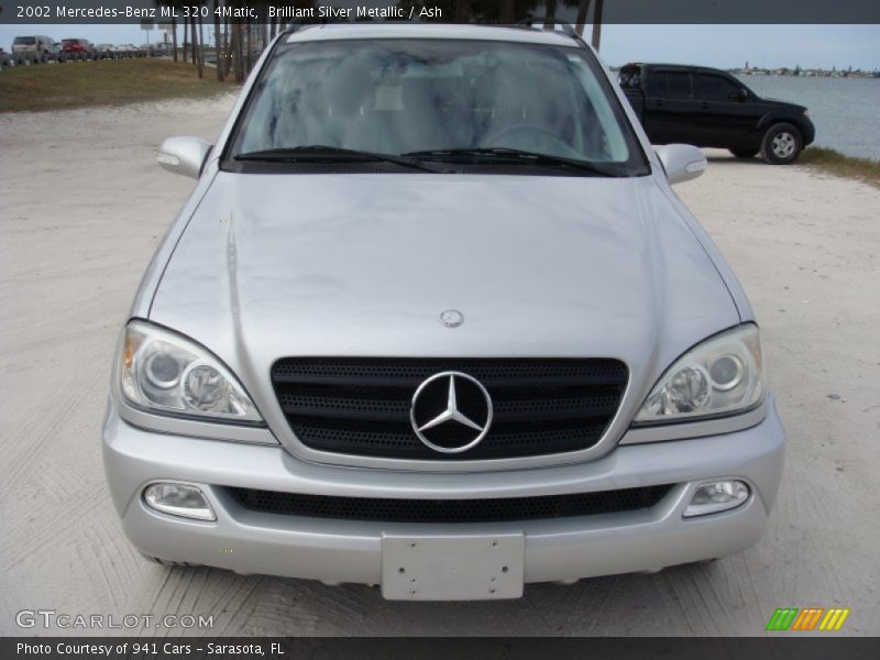Brilliant Silver Metallic / Ash 2002 Mercedes-Benz ML 320 4Matic
