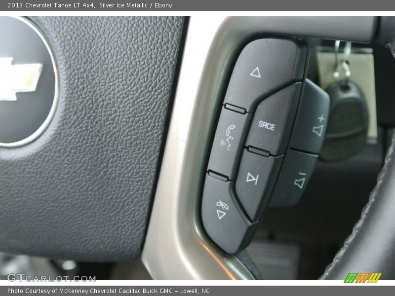 Silver Ice Metallic / Ebony 2013 Chevrolet Tahoe LT 4x4