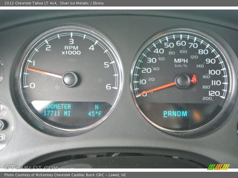 Silver Ice Metallic / Ebony 2013 Chevrolet Tahoe LT 4x4