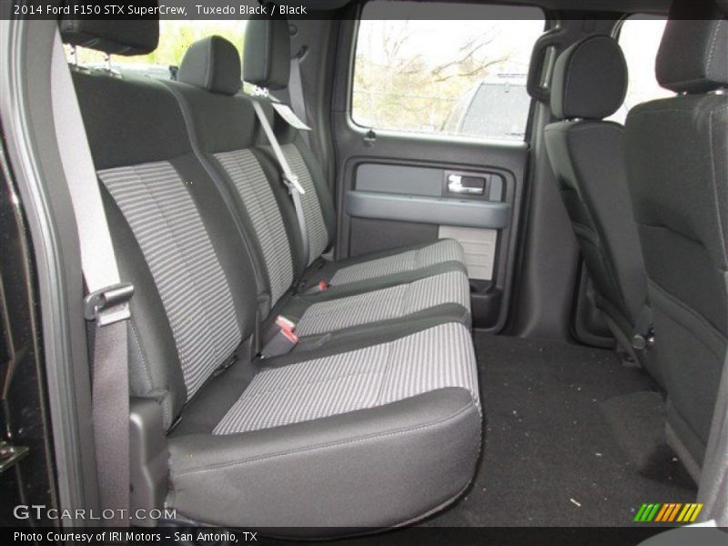 Rear Seat of 2014 F150 STX SuperCrew