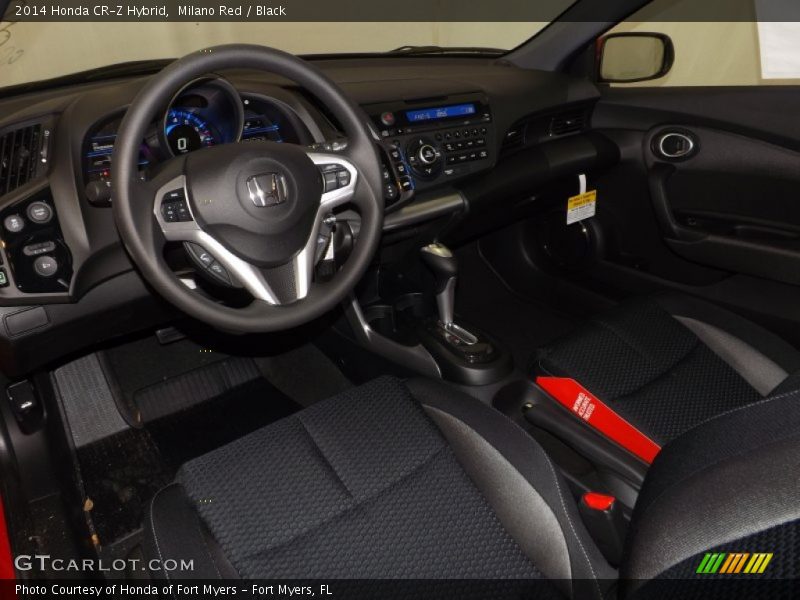  2014 CR-Z Hybrid Black Interior
