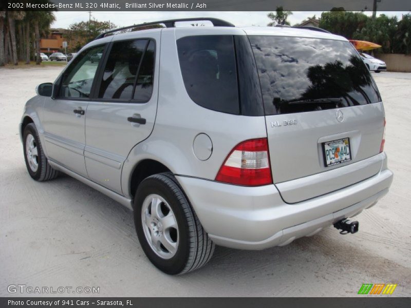 Brilliant Silver Metallic / Ash 2002 Mercedes-Benz ML 320 4Matic