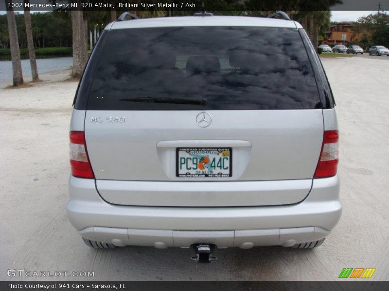 Brilliant Silver Metallic / Ash 2002 Mercedes-Benz ML 320 4Matic