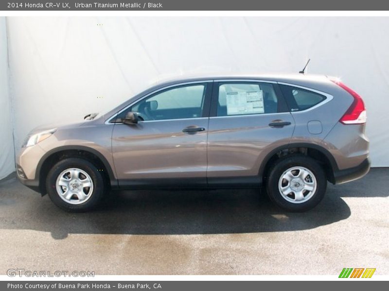 Urban Titanium Metallic / Black 2014 Honda CR-V LX